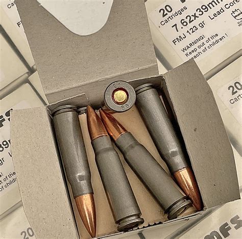 mfs boxer primed steel cases|7.62X39 Soft.